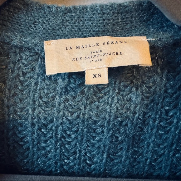 Sezane * Achille Cardigan * Sauge (Sage) * Size XS - Picture 4 of 8